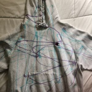 Champion tie-dye sweatshirt